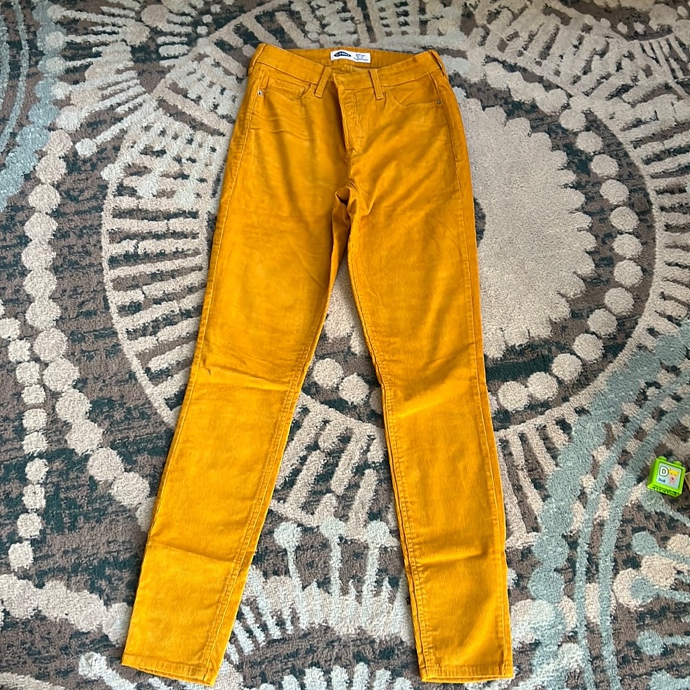 Old navy corduroy yellow pants